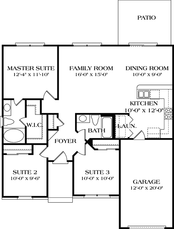 Main Floor Plan: 106-103