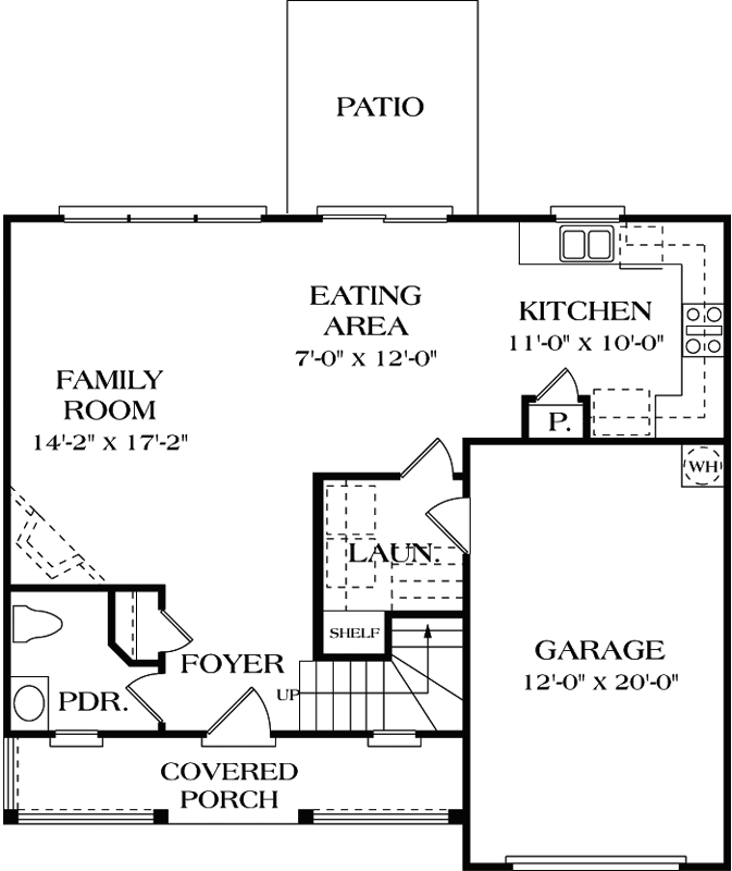 Main Floor Plan: 106-107