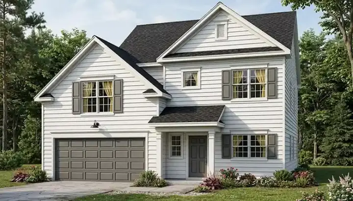 Southern house plans 106-122 - front exterior, 1,520 sq ft, 3 bed, 2 bath house plans | Monster House Plans