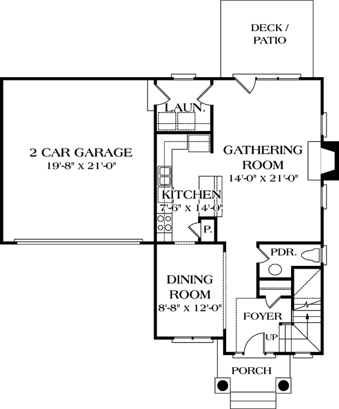 Main Floor Plan: 106-125