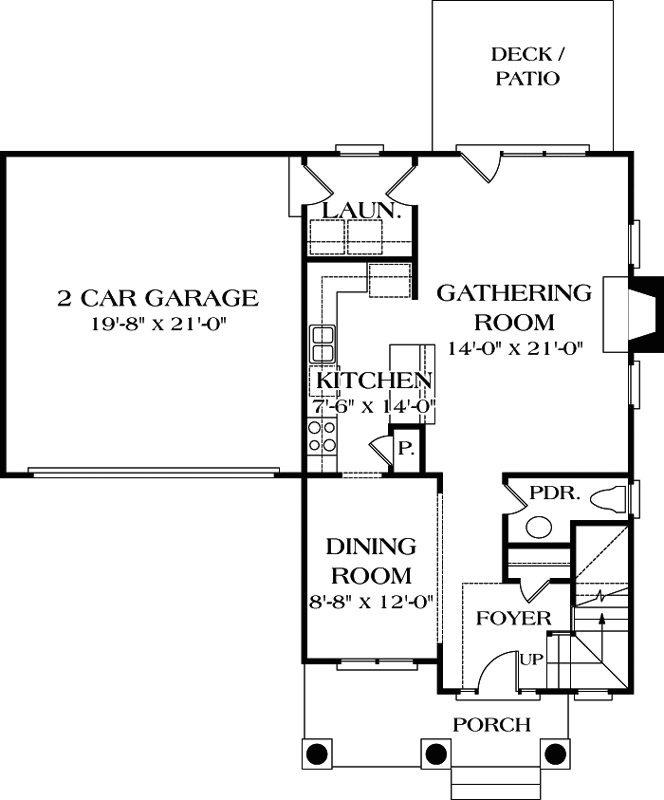 Main Floor Plan: 106-126