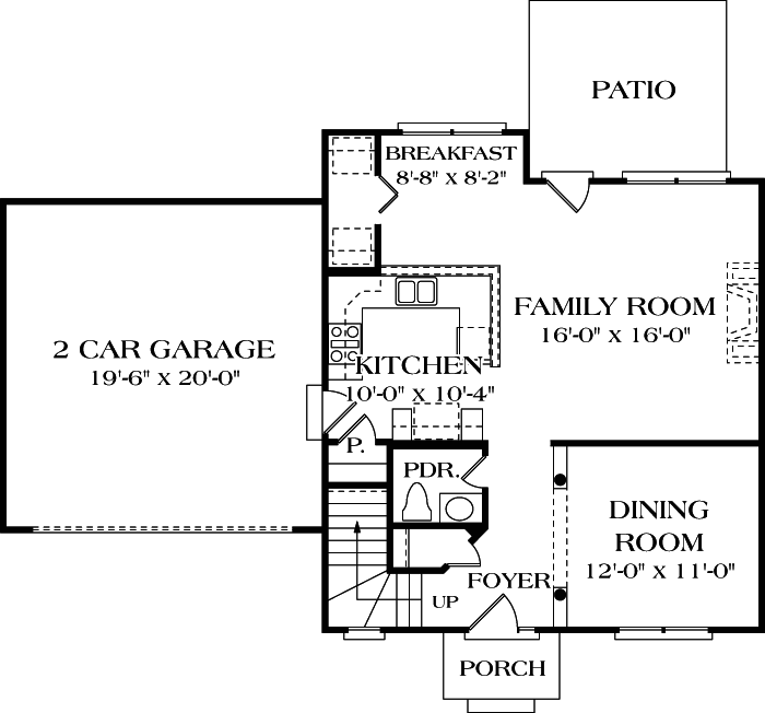 Main Floor Plan: 106-127