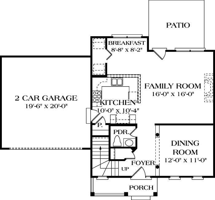 Main Floor Plan: 106-128