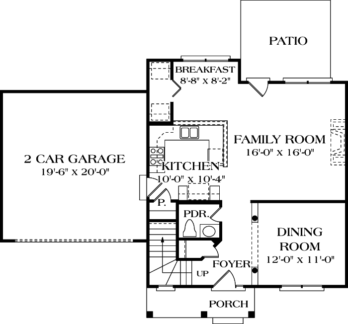 Main Floor Plan: 106-129