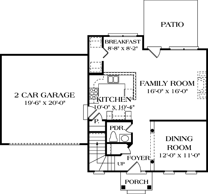 Main Floor Plan: 106-130