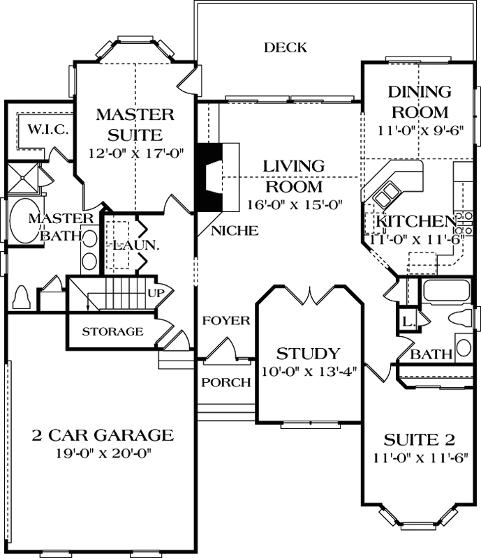 Main Floor Plan: 106-134