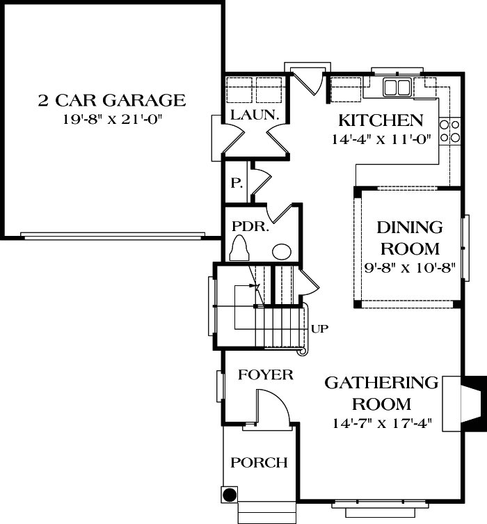 Main Floor Plan: 106-135