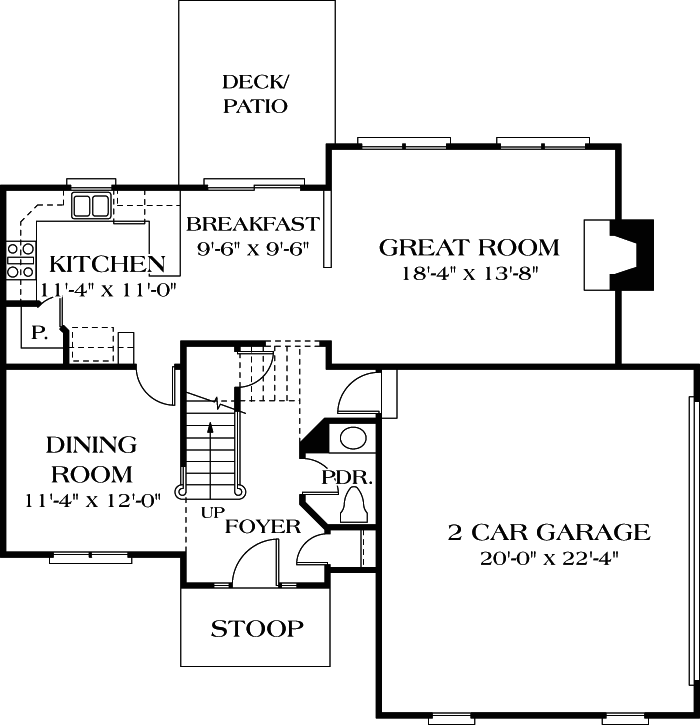 Main Floor Plan: 106-137