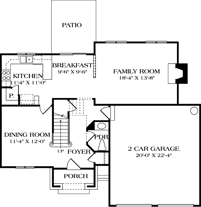 Main Floor Plan: 106-143