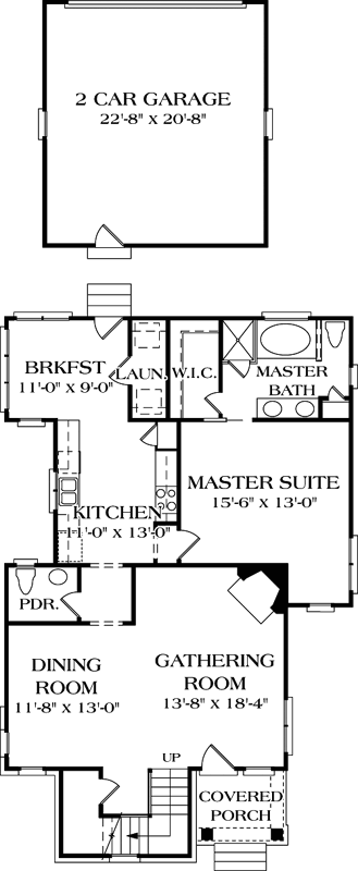 Main Floor Plan: 106-147