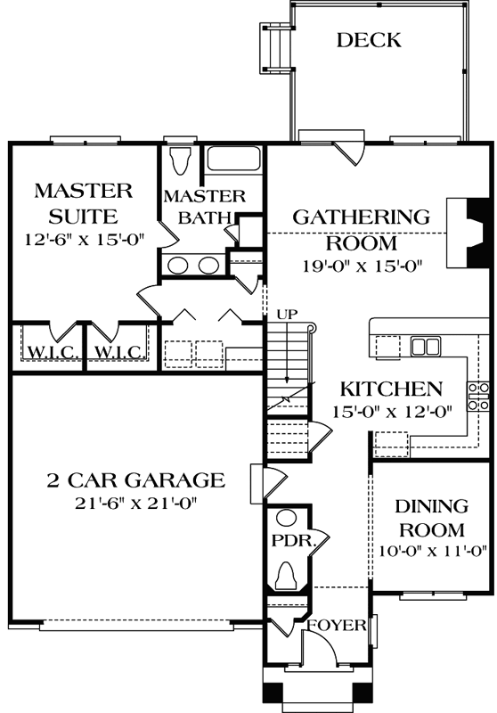 Main Floor Plan: 106-150