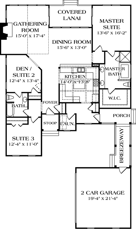 Main Floor Plan: 106-151