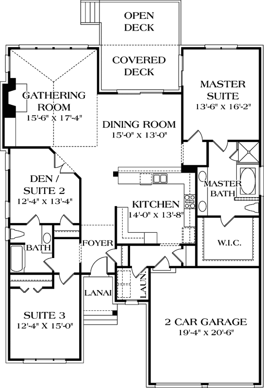 Main Floor Plan: 106-152