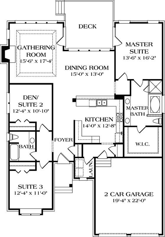 Main Floor Plan: 106-153