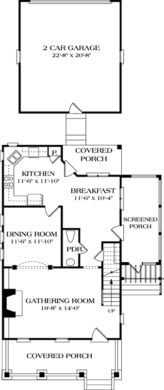 Main Floor Plan: 106-155