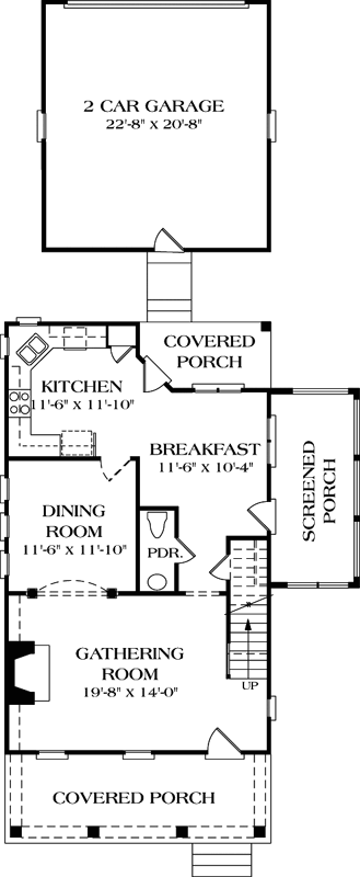 Main Floor Plan: 106-156