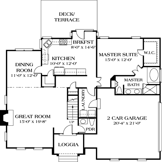 Main Floor Plan: 106-157