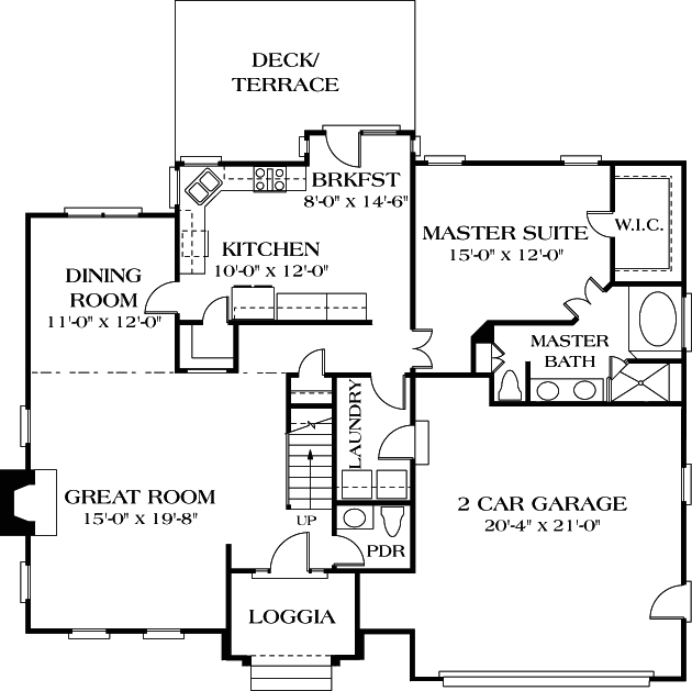 Main Floor Plan: 106-158