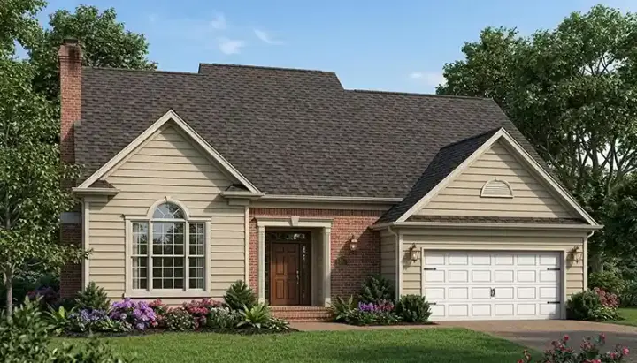 Traditional house plans 106-159 - front exterior, 1,965 sq ft, 3 bed, 2 bath house plans | Monster House Plans