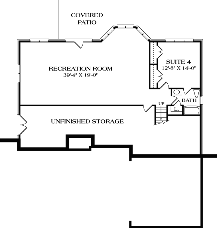 Lower Floor Plan: 106-163
