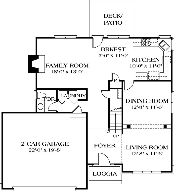 Main Floor Plan: 106-169