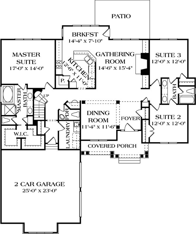 Main Floor Plan: 106-173