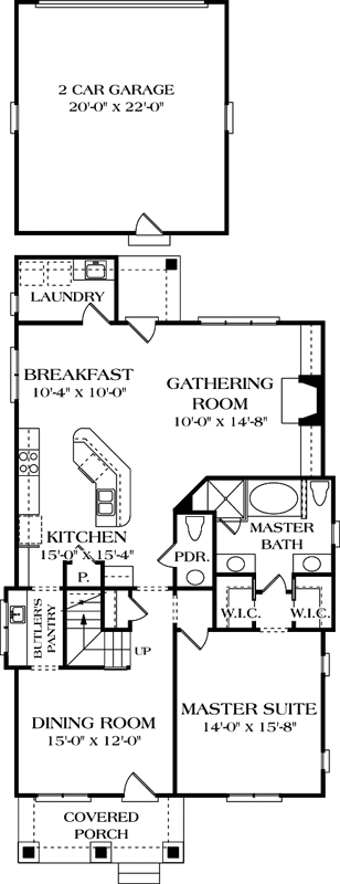 Main Floor Plan: 106-174