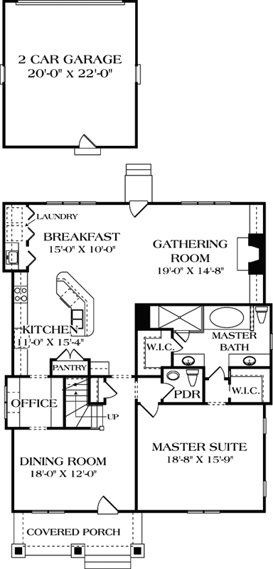 Main Floor Plan: 106-175