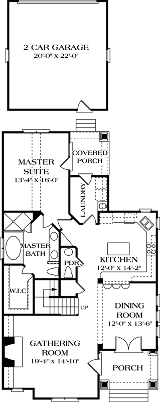 Main Floor Plan: 106-176