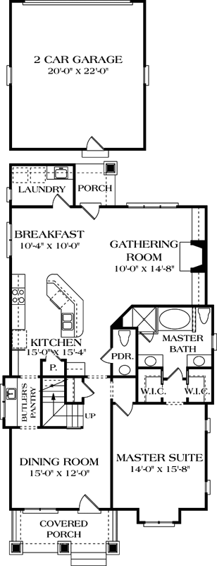 Main Floor Plan: 106-177