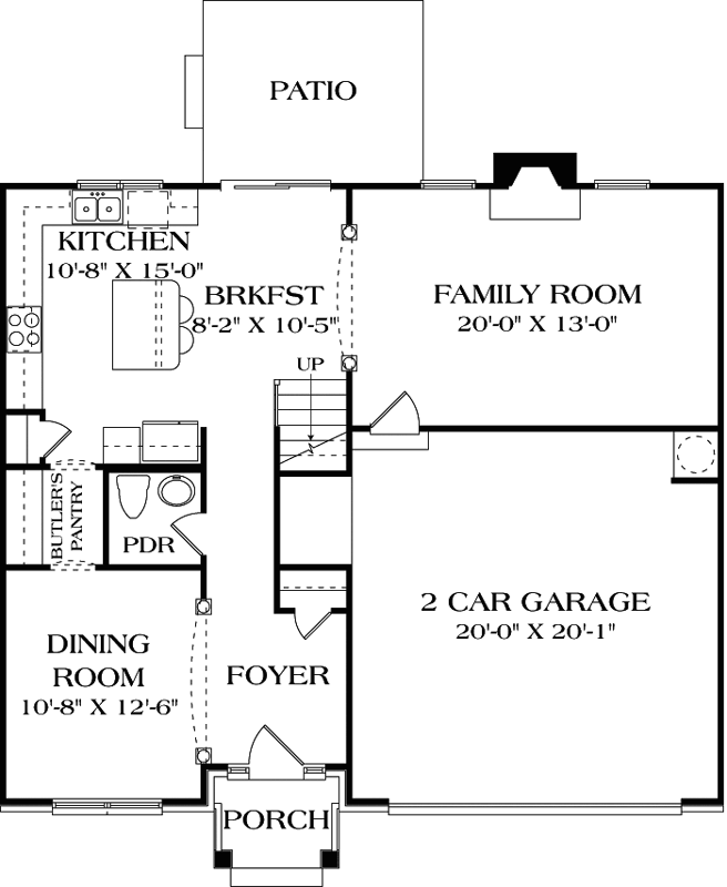 Main Floor Plan: 106-178