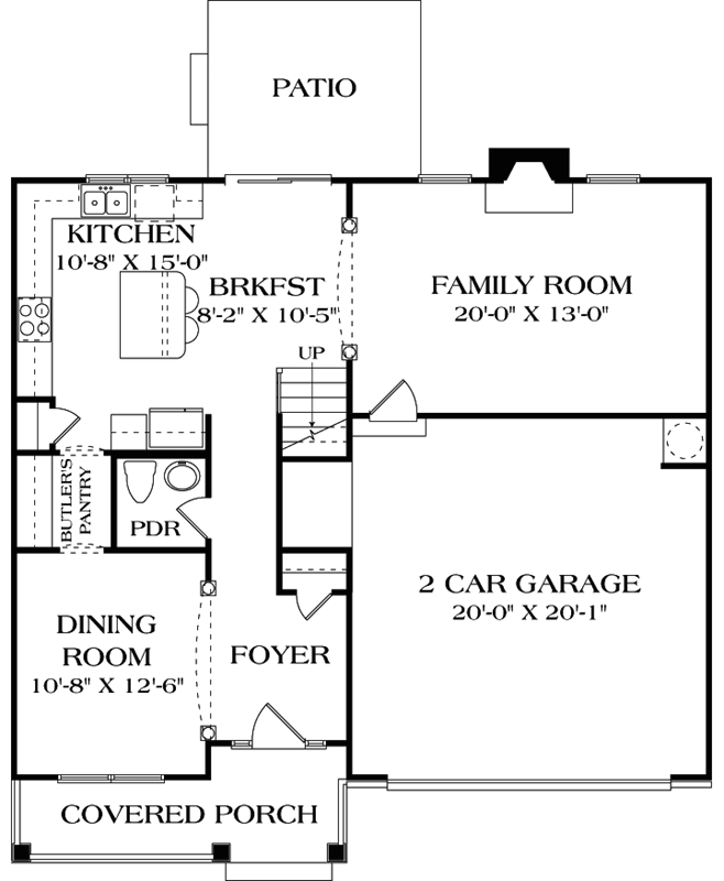 Main Floor Plan: 106-180