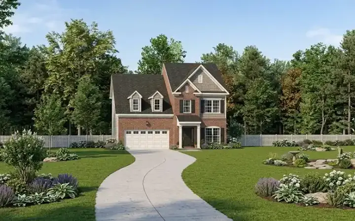 Traditional house plans 106-183 - front exterior, 2,397 sq ft, 4 bed, 2 bath house plans | Monster House Plans