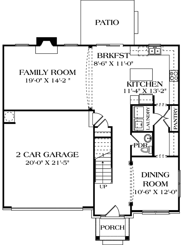 Main Floor Plan: 106-183