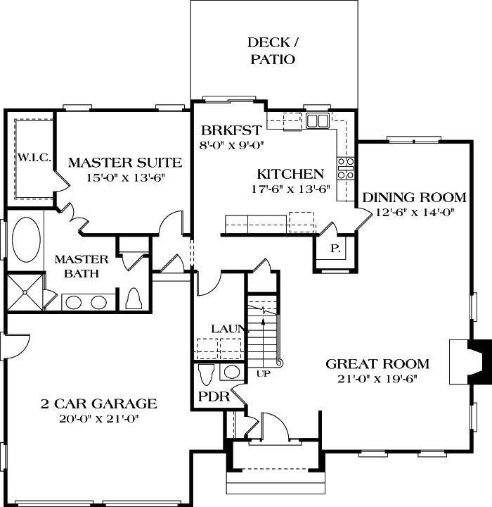 Main Floor Plan: 106-184