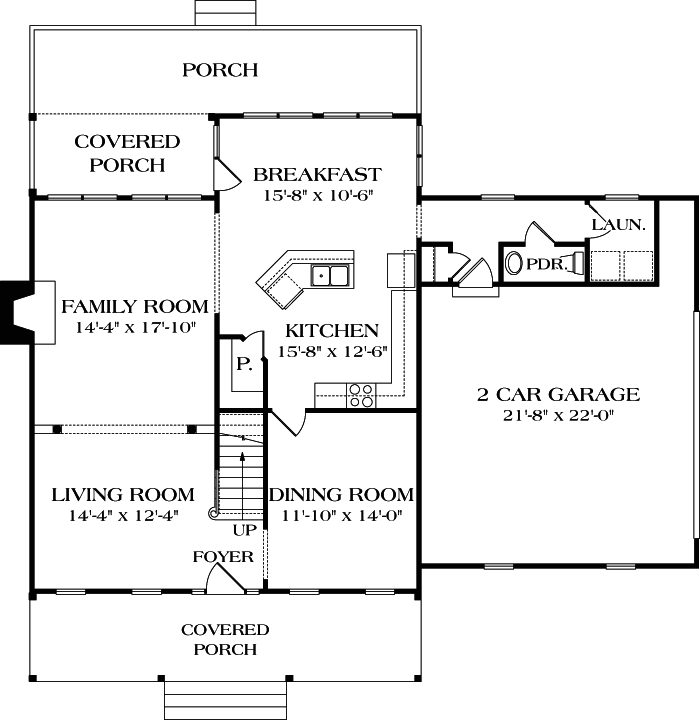 Main Floor Plan: 106-186