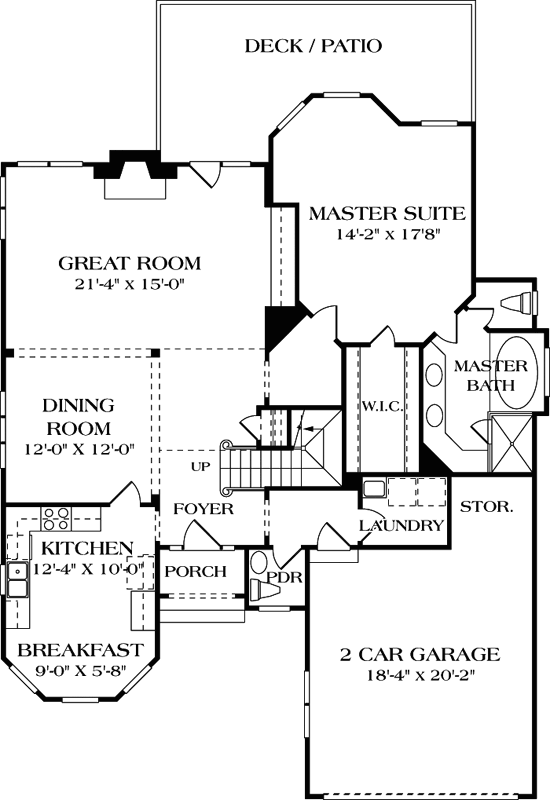 Main Floor Plan: 106-187
