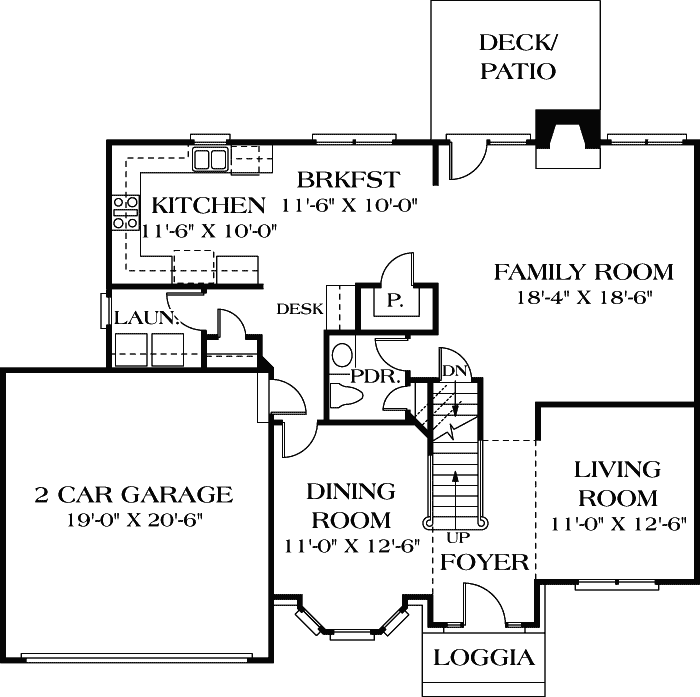 Main Floor Plan: 106-188