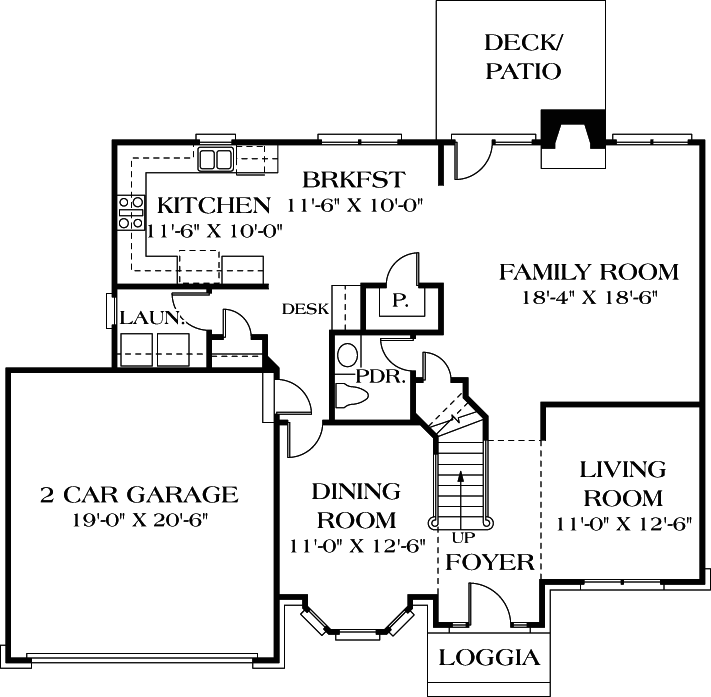 Main Floor Plan: 106-191