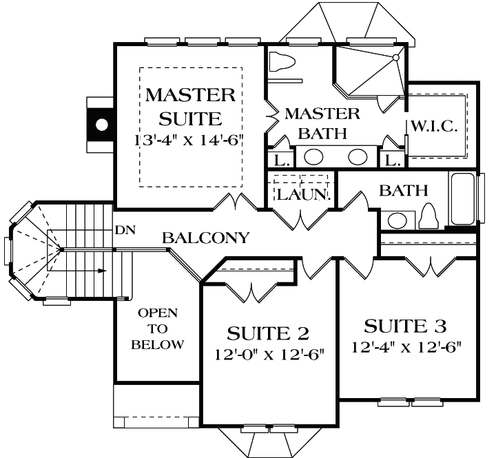 Upper/Second Floor Plan:106-193