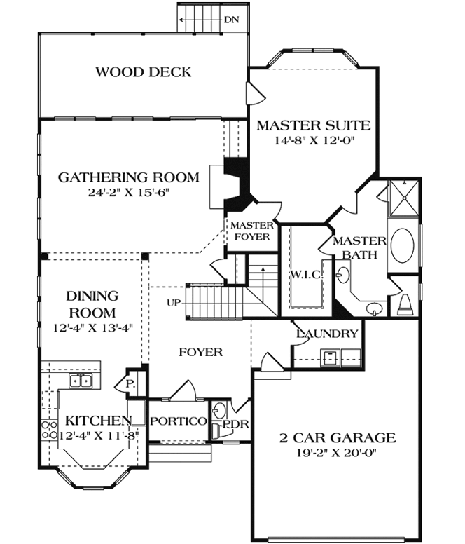 Main Floor Plan: 106-195