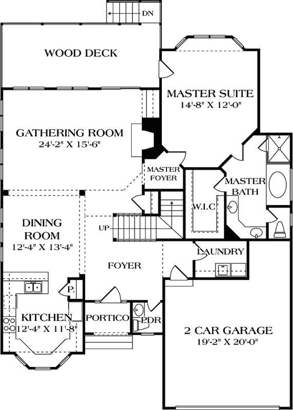 Main Floor Plan: 106-196