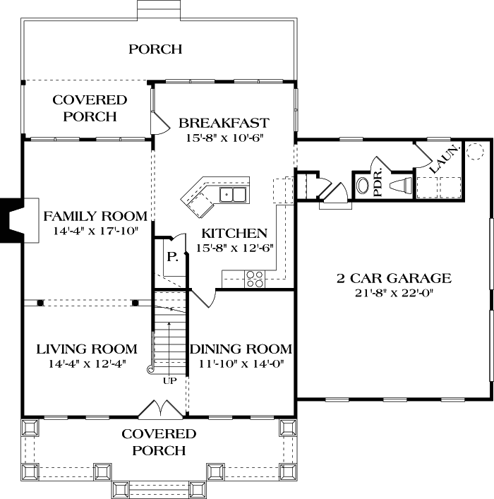 Main Floor Plan: 106-198