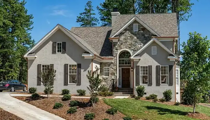 Traditional house plans 106-199 - front exterior, 2,412 sq ft, 3 bed, 2 bath house plans | Monster House Plans