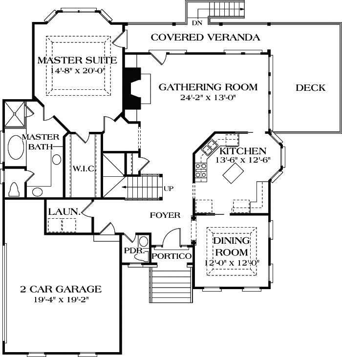 Main Floor Plan: 106-199