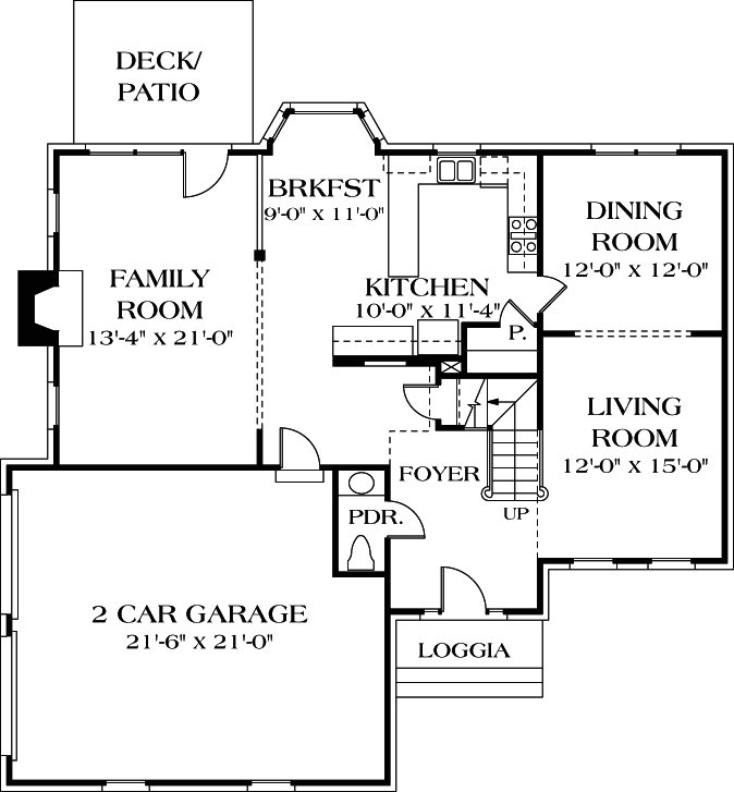Main Floor Plan: 106-200