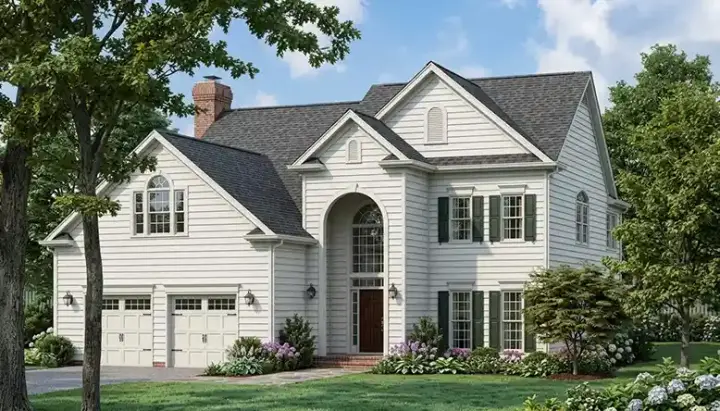 Traditional house plans 106-201 - front exterior, 2,339 sq ft, 3 bed, 2 bath house plans | Monster House Plans