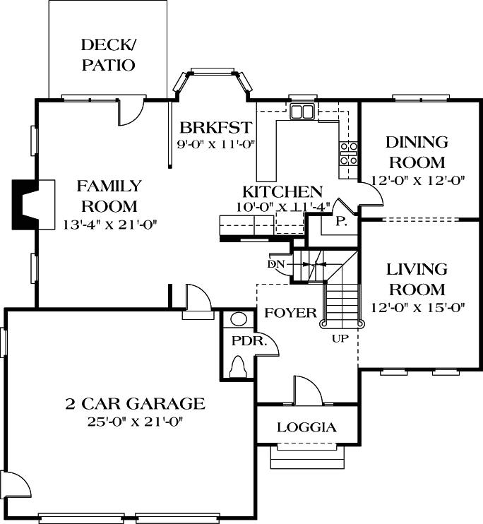 Main Floor Plan: 106-201