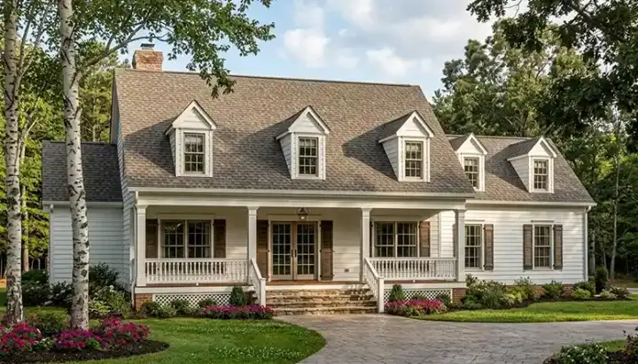 Country house plans 106-207 - front exterior, 2,375 sq ft, 3 bed, 2 bath house plans | Monster House Plans