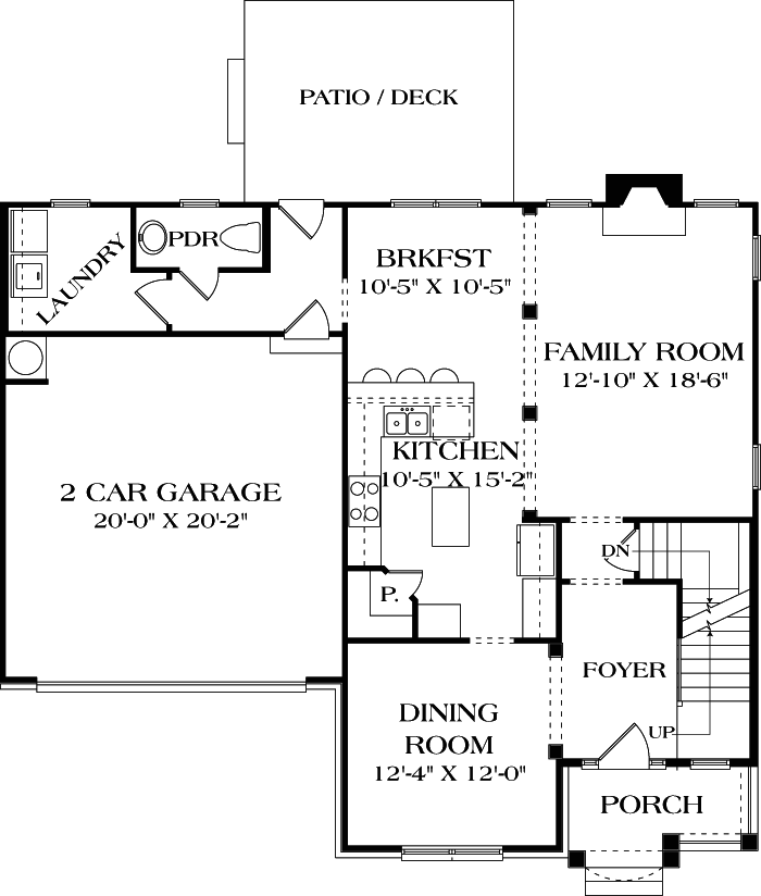 Main Floor Plan: 106-209